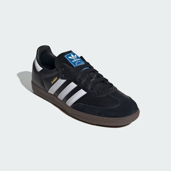 Adidas Samba Shoes- black and white Size 8.5 womens (7 mens) - Picture 4 of 9
